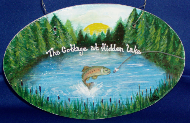 Cottage Lake Sign